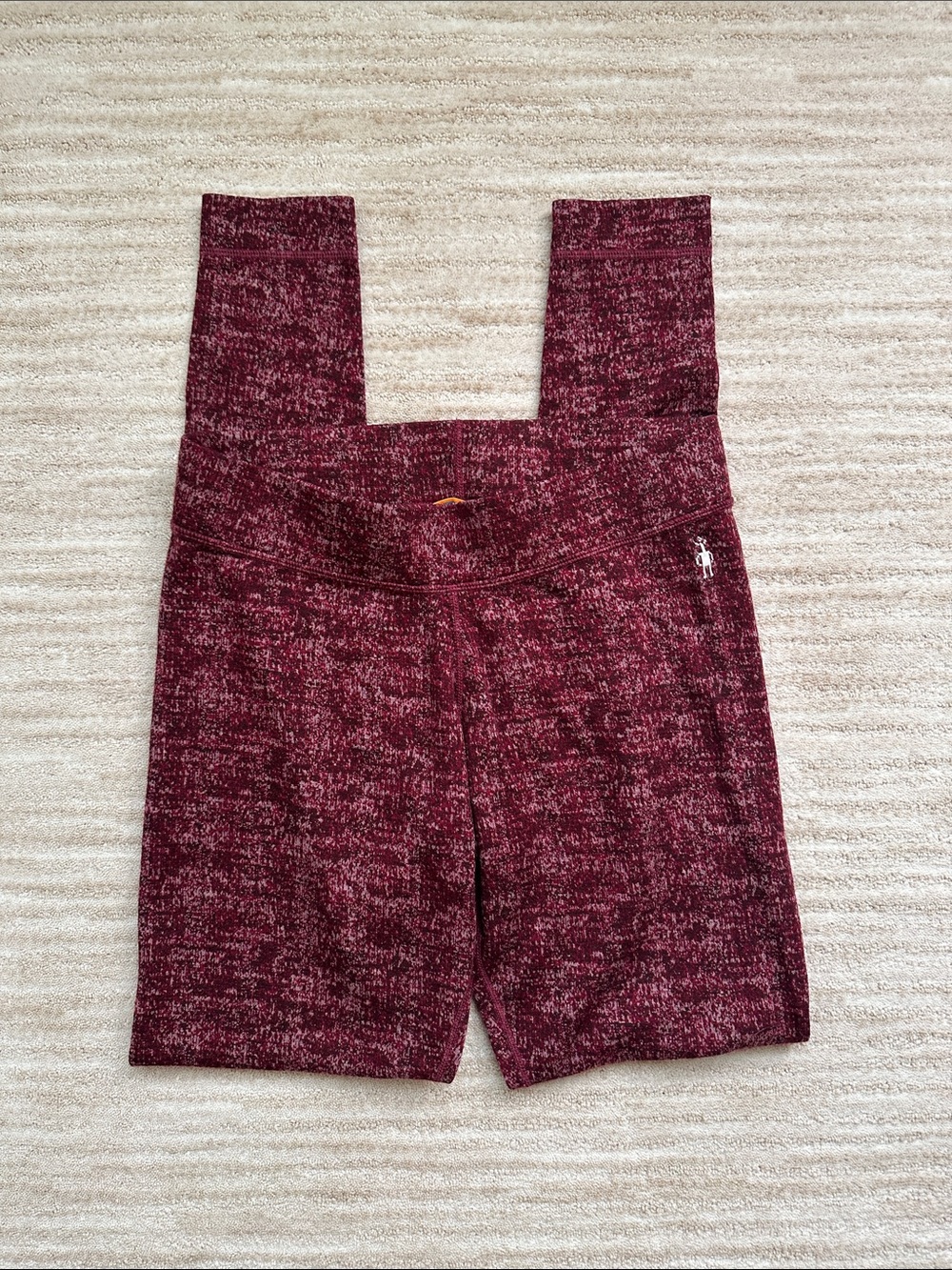 EUC Smartwool Merino 250 Bottom Base layer Merino Wool Fig (Red) Pattern Large - Picture 3 of 15